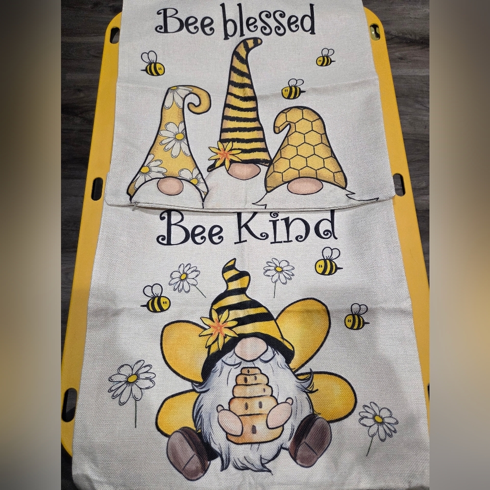 Bee Gnome Themed Pillowcase Covers